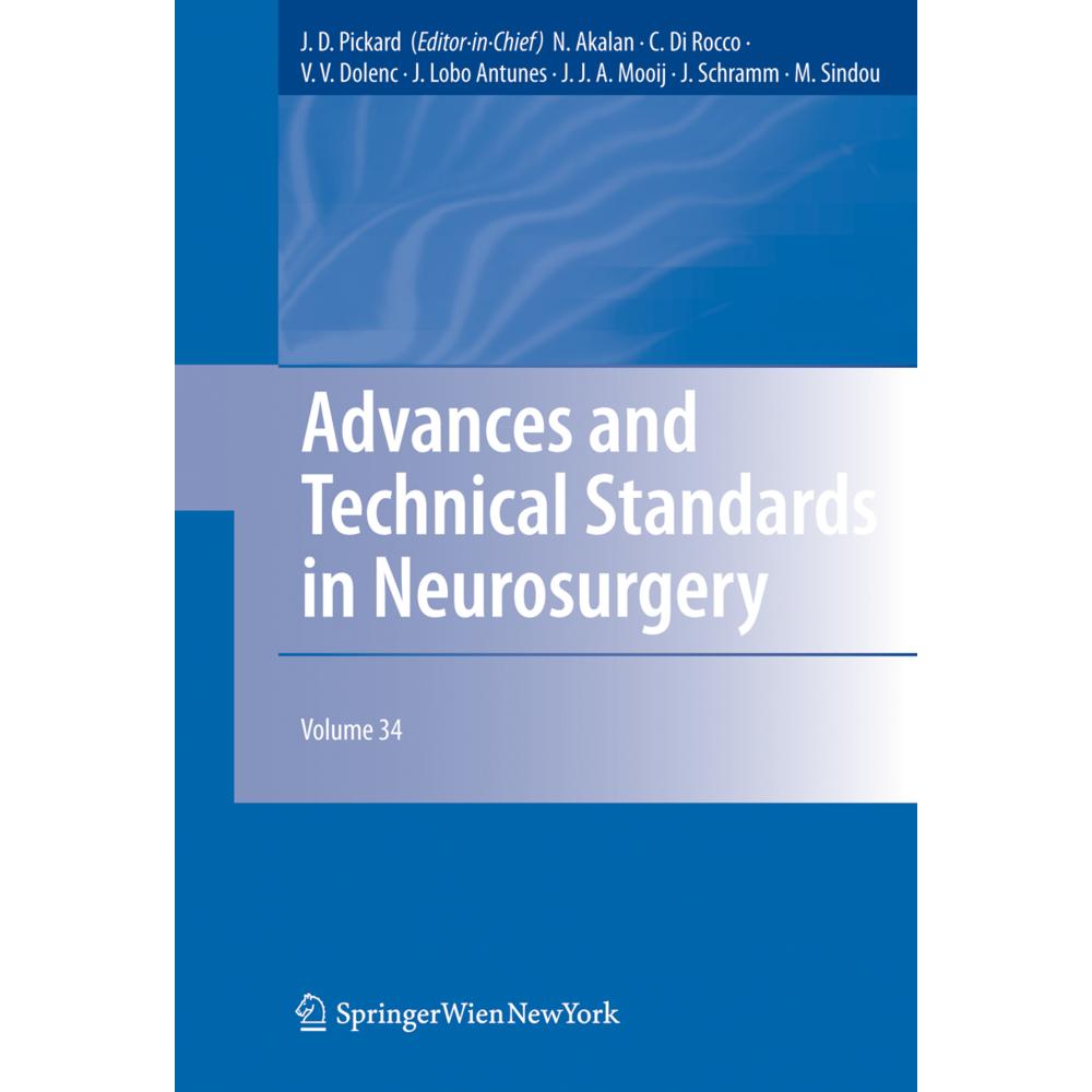 Advances and Technical Standards in Neurosurgery, Fachbücher von Concezio Di Rocco, Nejat Akalan, Vinko V. Dolenc, Marc ...