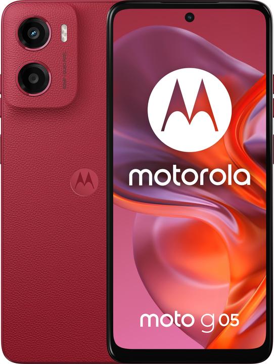 Produktbild Motorola moto g05 (256 GB, Plum Red, 6.67", Dual SIM, 50 Mpx, 4G)