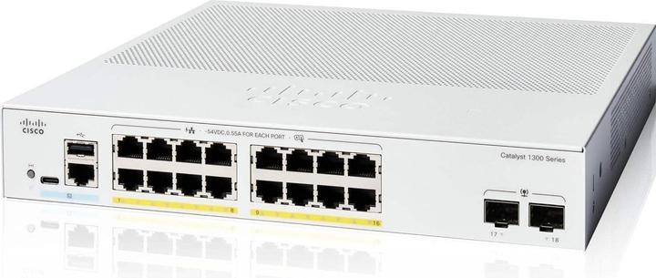 Immagine prodotto Cisco Cat1300 16 porte GE Full PoE 2x1G SFP (16 porte)