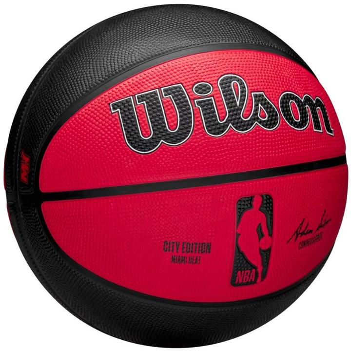 Actual product image Wilson NBA Team City Edition Miami Heat Basketball