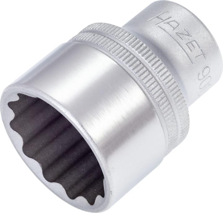 Produktbild HAZET Steckschlüsseleinsatz ∙ Doppelsechskant 900Z-26 ∙ Vierkant12,5 mm (1/2 Zoll) ∙ Aussen Doppel-S… (26 mm)