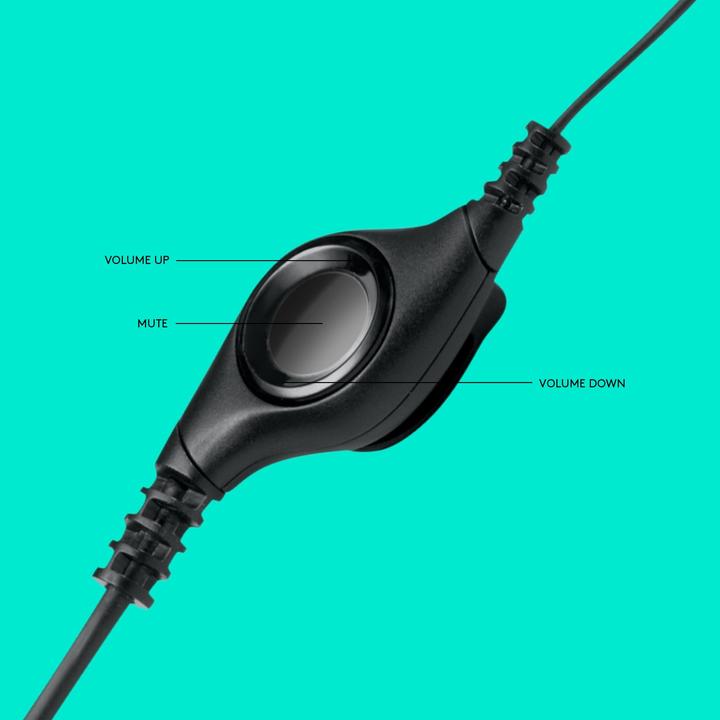 Actual product image Logitech H390 (Cable, USB-A)