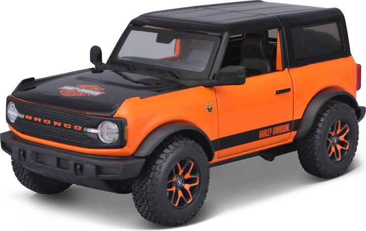 Produktbild Maisto Ford Bronco Harley Davidson-Design 1/24