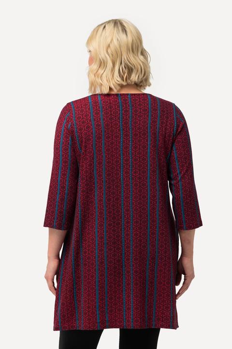 Produktbild Ulla Popken Longshirt, A-Linie, Carree-Ausschnitt, 3/4-Arm (46, 48)
