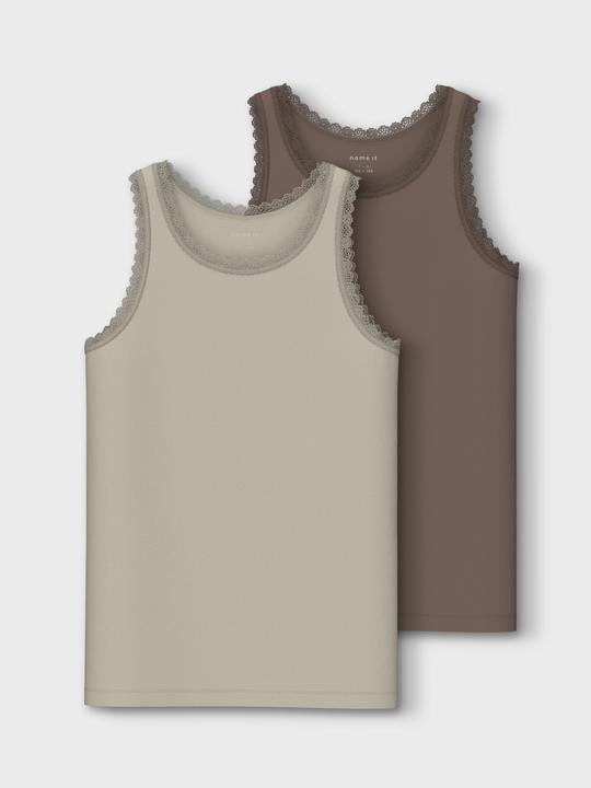 Produktbild Name it Nkftank Top 2p Peyote Lace Noos (122, 128)