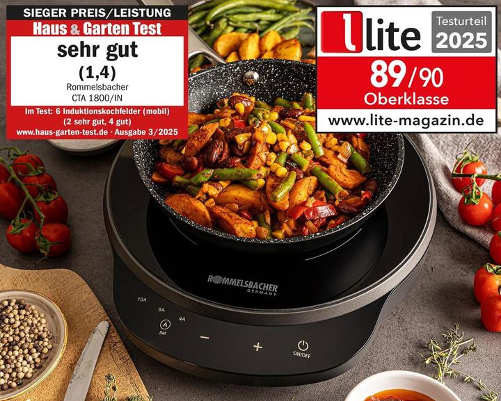 Image du produit Rommelsbacher Table de cuisson individuelle en vitrocéramique