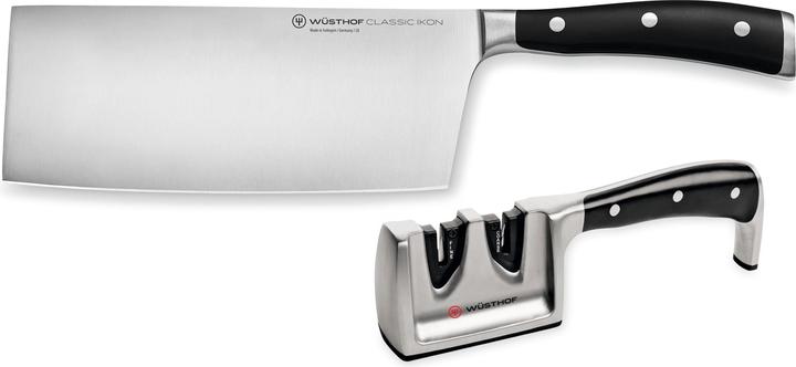 Immagine prodotto Wüsthof Classico Ikon Chin. Coltello da chef Affila coltelli (18 cm)
