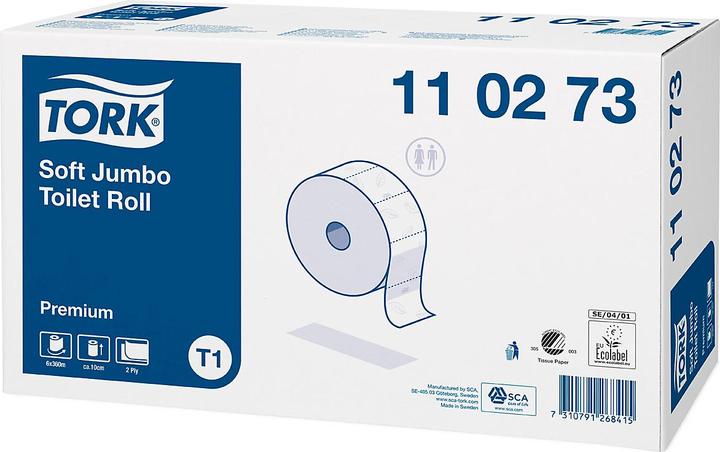 Productafbeelding Tork Toiletpapier Premium, Jumbo Rol (6 x)