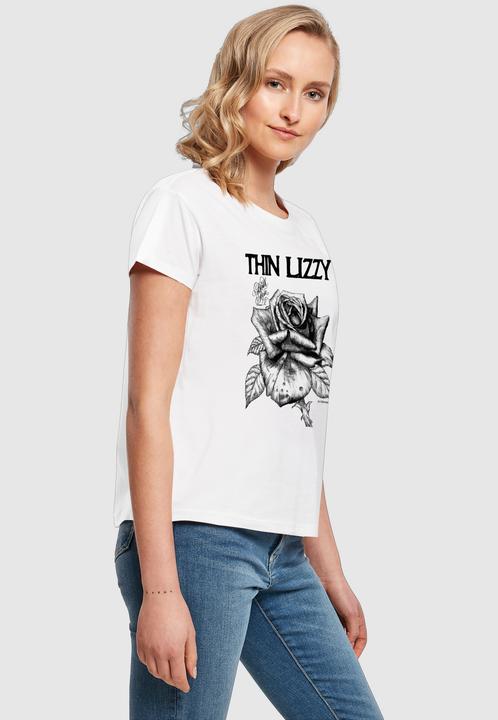 Produktbild Merchcode Ladies Thin Lizzy - Rose Logo Box Tee - 160923 (5XL)