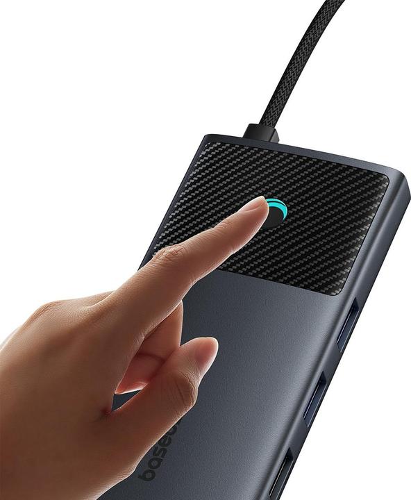 Immagine prodotto Baseus Serie Metal Gleam dokovací stanice HD HUB typu C (USB-C, 11 porte)