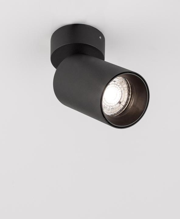 Produktbild Nova Luce TOD Deckenleuchte GU10 Schwarz 13x5,7cm dimmbar 9011312