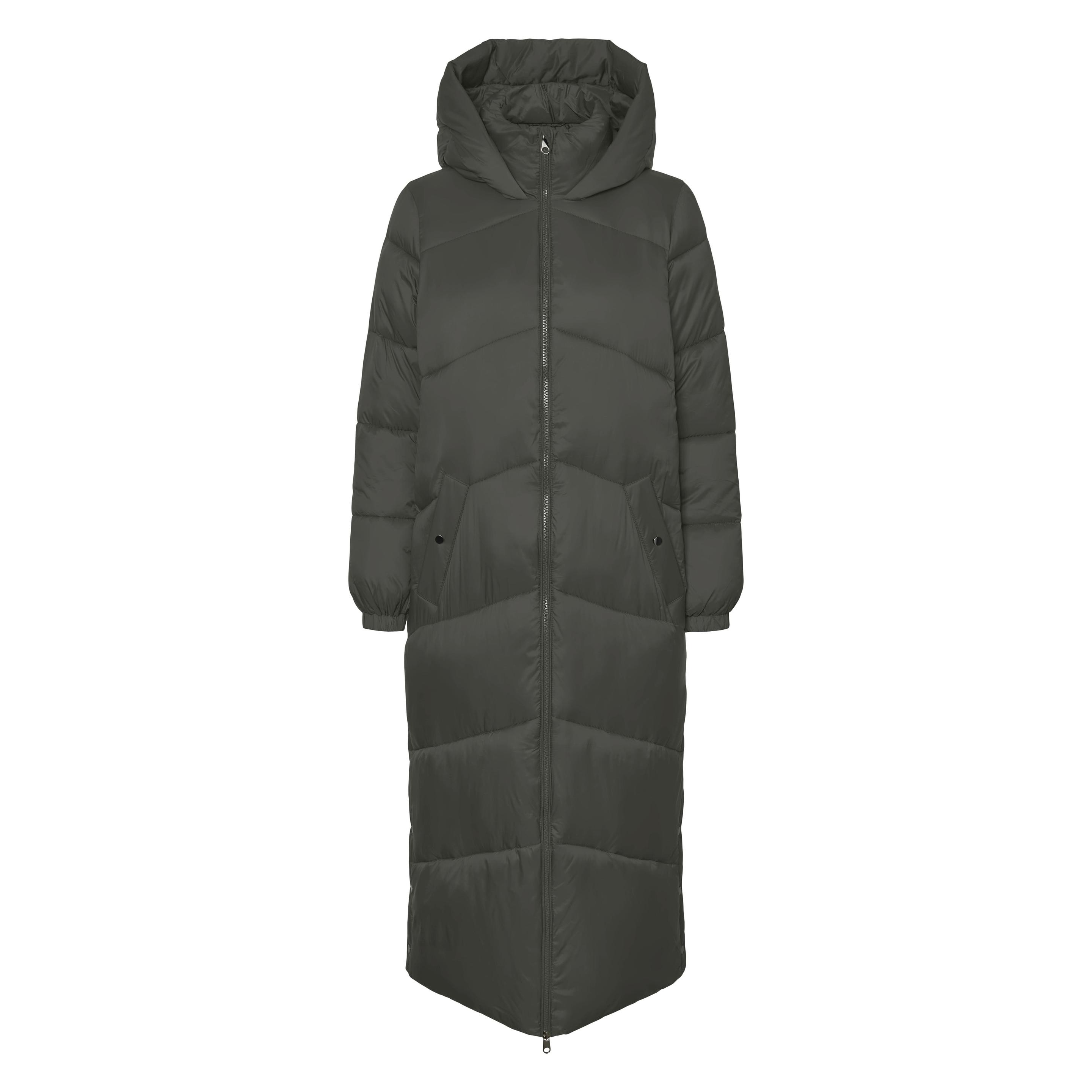 Vero Moda, Vrouwen, Winterjassen, Lang Gevoerd Jack, Groen
