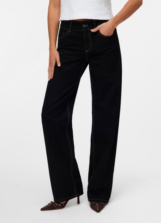 Actual product image Vero Moda SNRANCY Mid Rise Weiter Beinschnitt Jeans Straight-Fit (W28/L32)