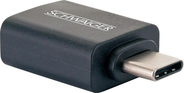 Immagine prodotto Schwaiger Ladeadapter USB3.1C->USB3.0A schwarz