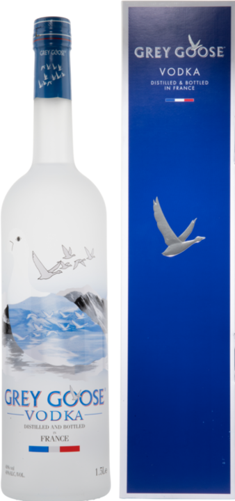 Actual product image Grey Goose Vodka in case (1 x 150 cl)
