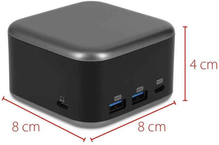 Productafbeelding LMP PowerDock Zwart (USB-C, 5 ports)