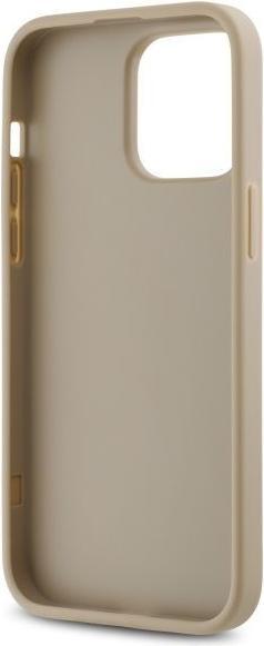 Produktbild DKNY DKHCP14LPQDSLE iPhone 14 Pro 6.1" beżowy/beige Quilted Stack Logo (Apple iPhone 14 Pro)