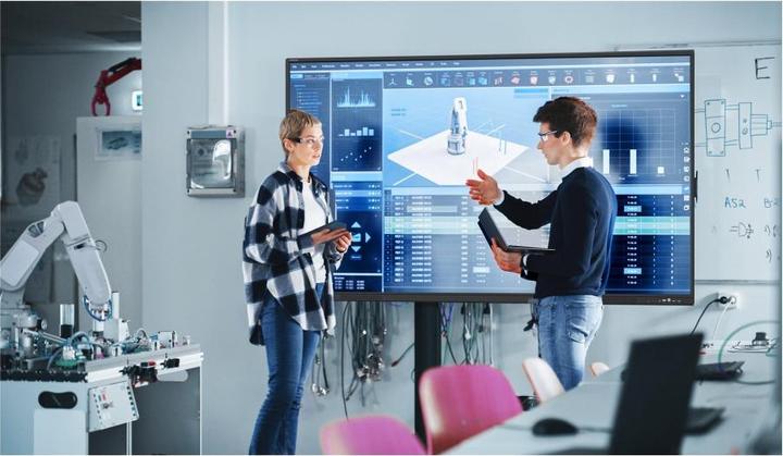 Produktbild Avocor S-Serie AVS-7510 190cm TOUCH 75"/3840x2160/3xHDMI/VGA/3xUSB (3840 x 2160 Pixel, 75")