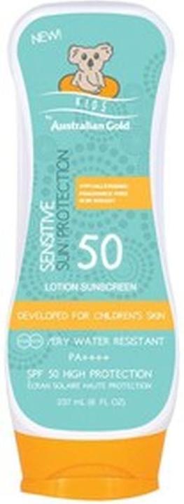 Actual product image Australian Gold Kids Sensitive Protection (Sun lotion, SPF 50, 237 ml, 237 g)