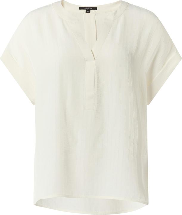 Produktbild Comma Bluse Relaxed-Fit-Bluse mit Tunika-Ausschnitt (38)