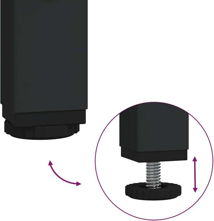 Actual product image vidaXL Bedside table (40 x 31 x 60 cm)