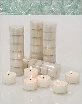 Image du produit Herzog Kerzen Bougies à réchaud Kristallo Ø 4 cm 9 pièces, Vert (9 pcs)