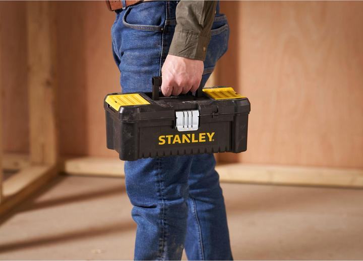 Actual product image Stanley Tool Box / Tool Case (12.5",18cmX13cmX32.5cm), Tool Box with Metal Closures, O (1 pieces)