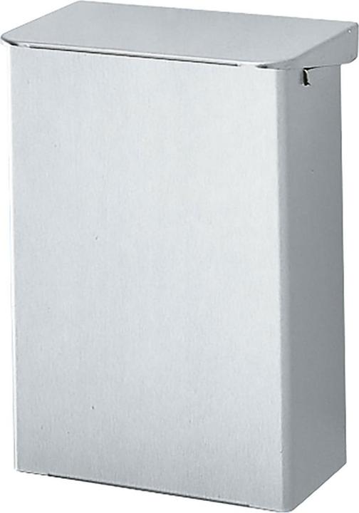 Actual product image Ophardt Waste garbage can stainless steel with hinged lid (36 l)