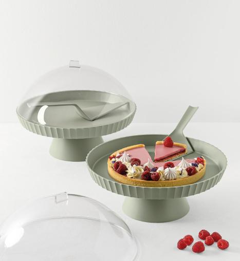 Image du produit Blim Plus Plat sur pied Agora avec cloche et pelle à gâteau ø 30 cm