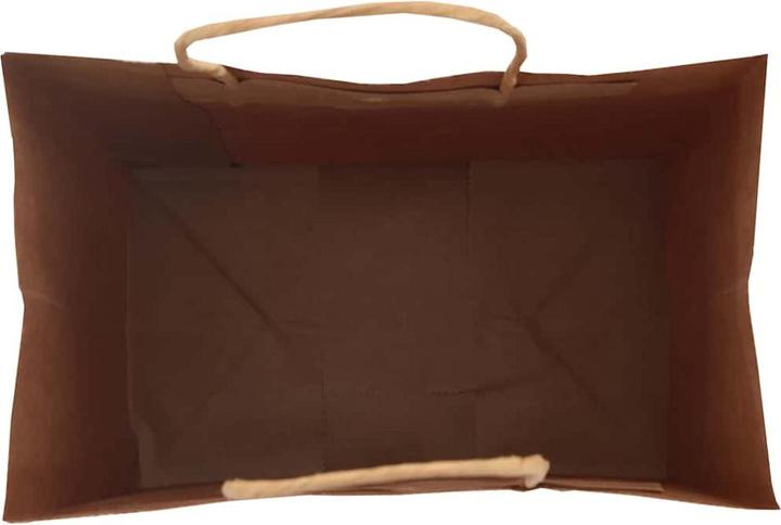 Immagine prodotto VidaXL Sacchetti di carta kraft 250 pezzi con manico marrone 26x17x25 cm (Borsa da regalo, 250 x)