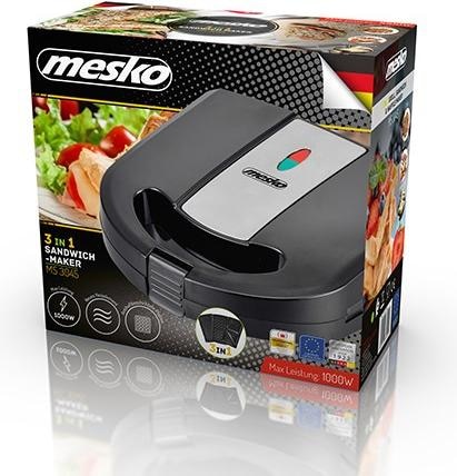 Immagine prodotto Mesko Macchina per panini Macchina per panini 3 in 1 MS3045