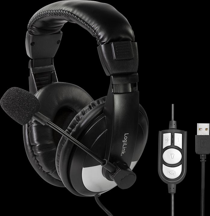 Immagine prodotto LogiLink Cuffie stereo USB (Cablato, USB-A)