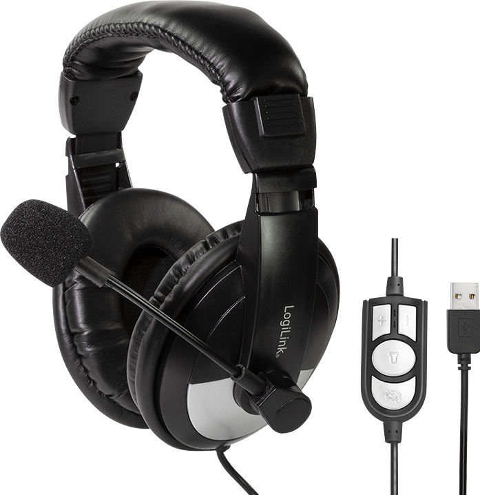 Produktbild LogiLink USB Stereo Headset (Kabelgebunden, USB-A)