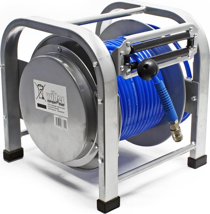 Produktbild Wiltec Automatischer Druckluft Schlauchaufroller 30 m 12 bar Schlauchtrommel