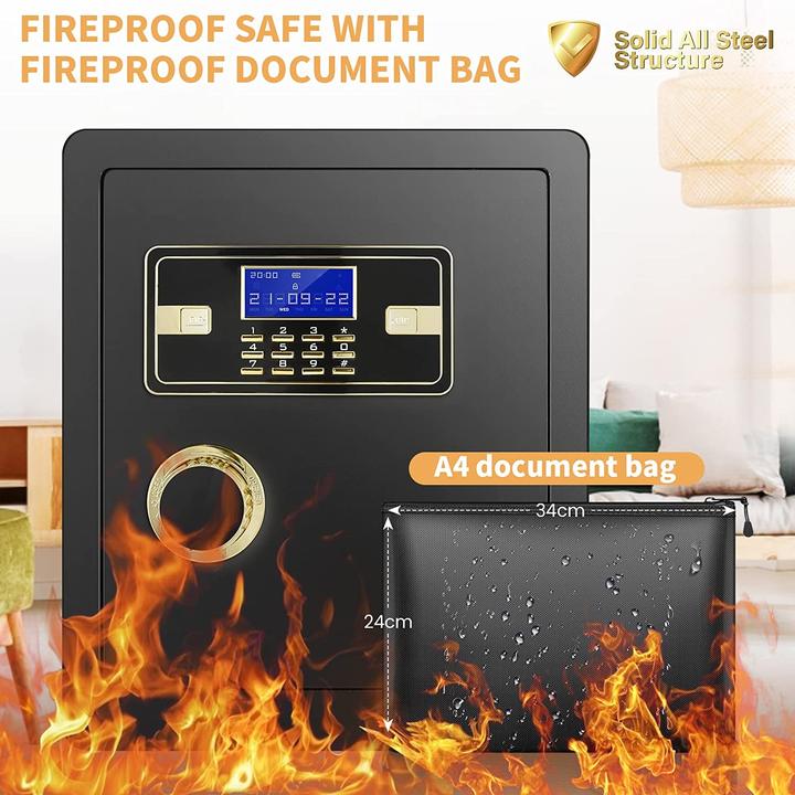 Produktbild Sanfnz 43L Safe Tresor Feuerfest (43 l)