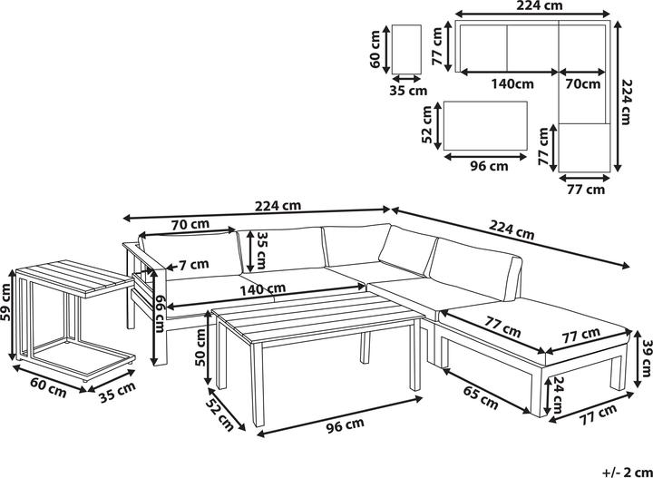 Actual product image Beliani Messina