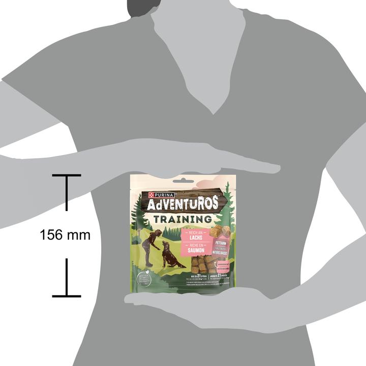 Actual product image Adventuros Training salmon (Adult, 1 pcs., 115 g)