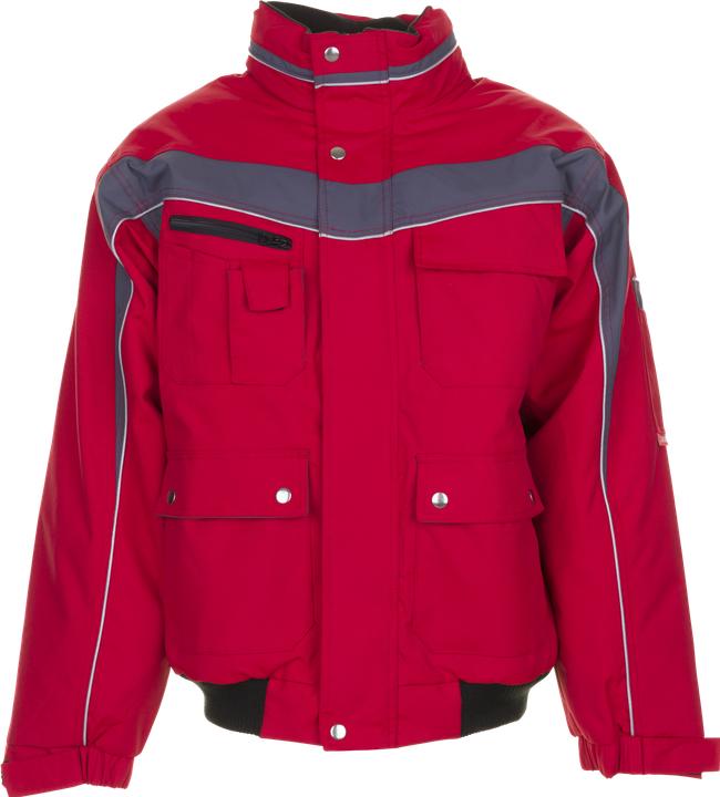Actual product image Planam unisex work jacket PLALINE red size XL (XL)