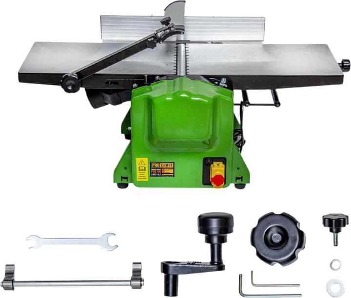 Procraft PD2100 Abrichthobelmaschine 1800 Watt 254 mm Hobelbreite 6 - 120 mm Hohelhöhe