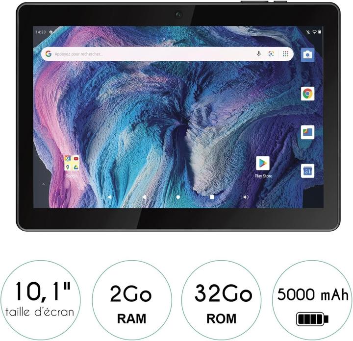 Image du produit Logicom Tab 130 (WLAN uniquement, 10.10", 32 Go, Noir)