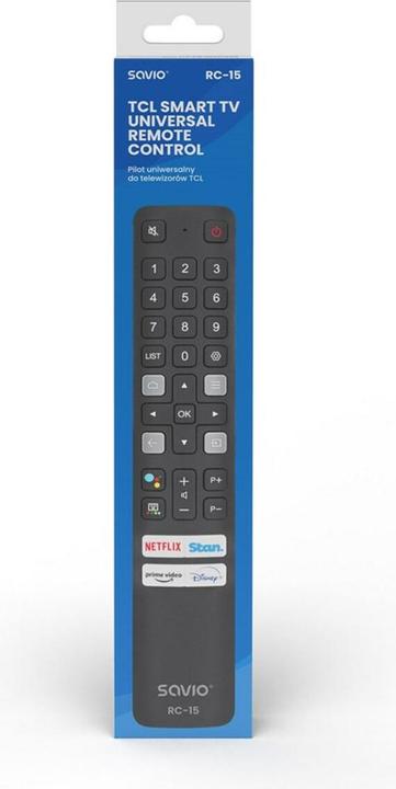 Produktbild Savio RC-15 (Gerätespezifische Fernbedienung, Miracast)