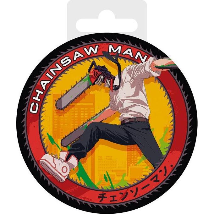ABYstyle Chainsaw Man Sottobicchiere: Chainsaw Man 10cm, Altri accessori gaming, Multicolore