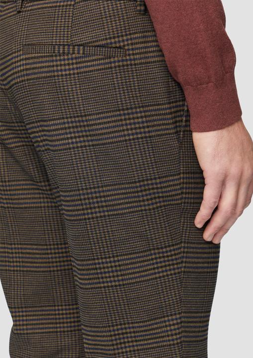 Actual product image S.Oliver Anzughose s.O PURE: Karierte Anzughose im Slim Fit (46)