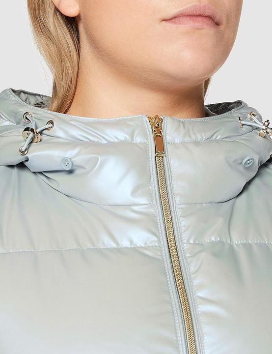 Actual product image Geox Metallic Maxi-Bomber with Oversized Fit and Breathable Technology (50)