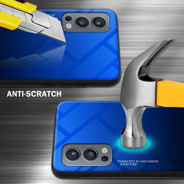 Actual product image Cadorabo TPU 2 colors glass envelope (OnePlus Nord 2 5G)