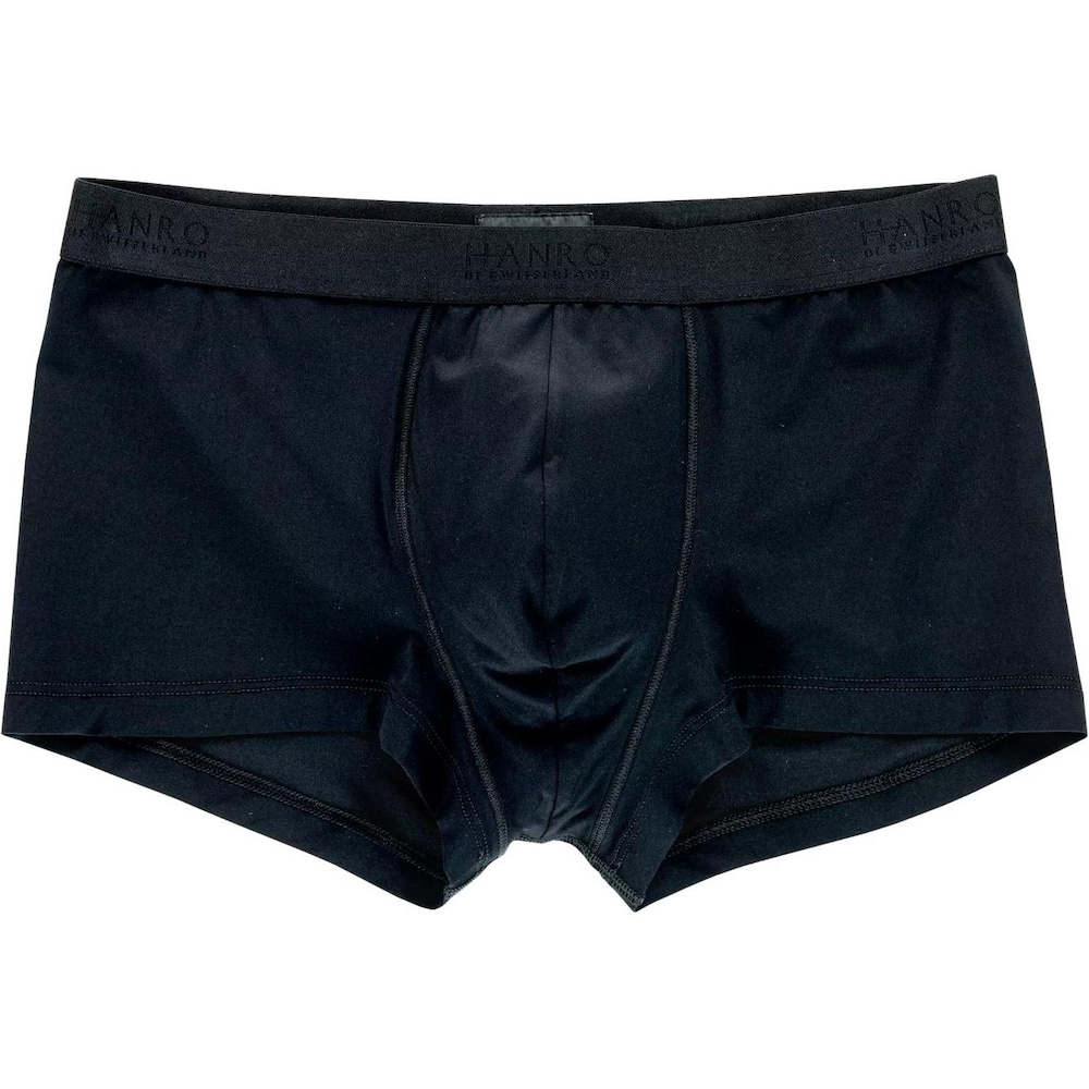 Hanro, Herren, Unterhosen, Boxershorts, Schwarz, (S, Einzelpack)