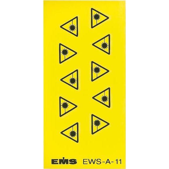 EFB Elektronik GmbH Warnung vor Laserstrahlung,Kennzeichnungsetikett, VPE 10, Warnung vor Laserstrahlung zur Ken... (80362.2-10)