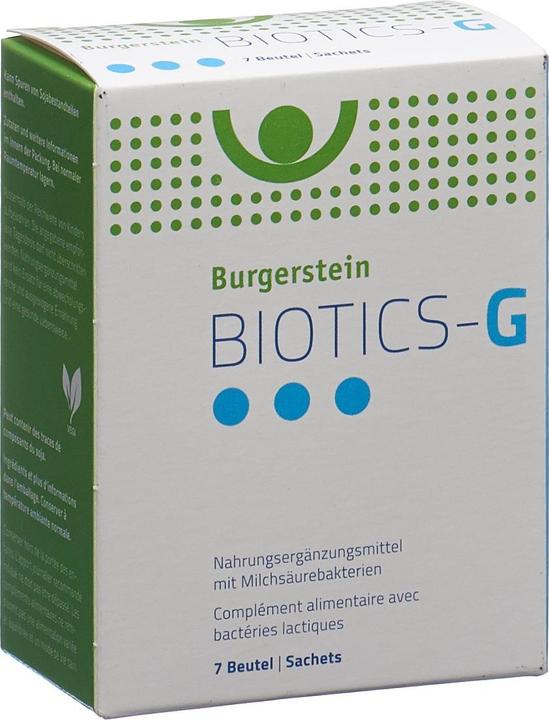 Actual product image Burgerstein Biotics G (7 Piece, Powder, 40 g)