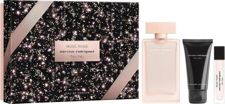Actual product image Narciso Rodriguez Musc Nude Eau De Parfum Set - 100ml, Body Lotion 50ml, Mini 10ml (Fragrance set)