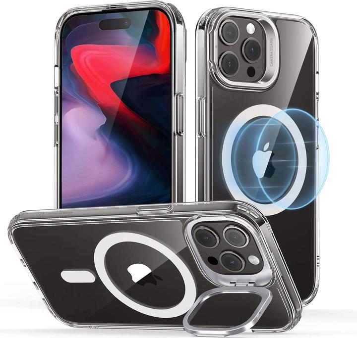 Image du produit ESR Classic Hybrid HaloLock Case avec Stash Stand (Apple iPhone 15 Pro Max)